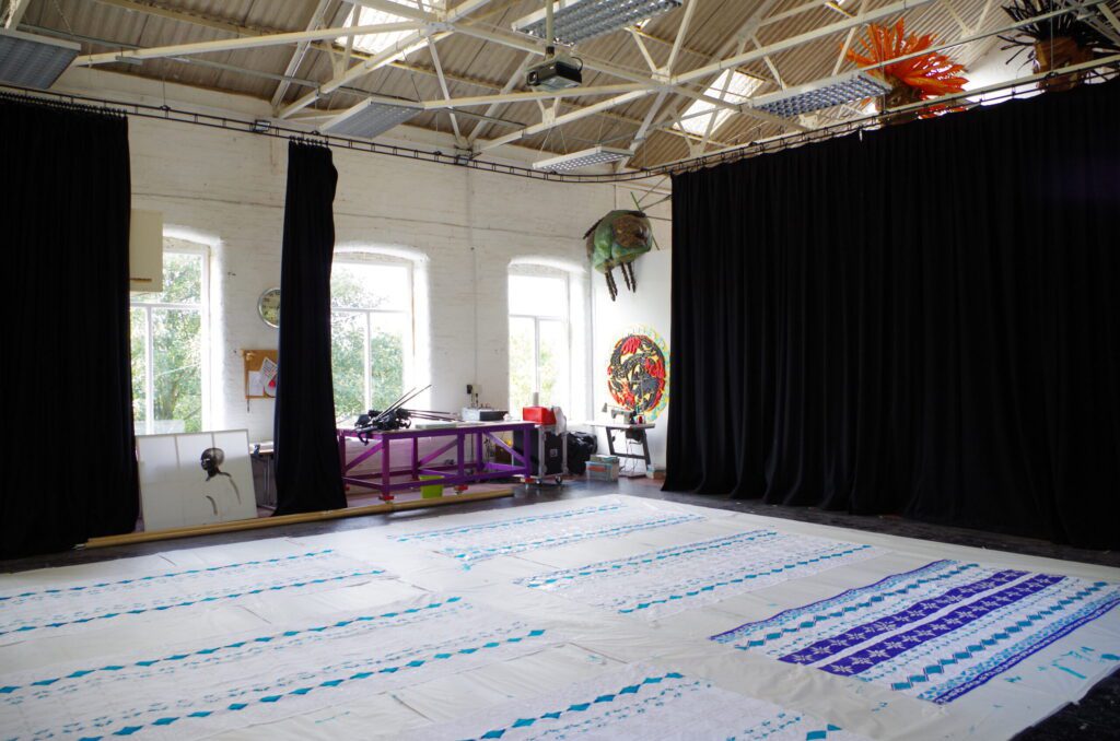 A large light space with a ceiling to floor partition curtain makes Studio 3 highly adaptable to offer privacy for dance or sensitive workshops, or transform the space into a performance, rehearsal or photography studio. Our large carnival puppets also call this space home, so it’s alive with creativity, bringing some carnival flair to your event backdrop.